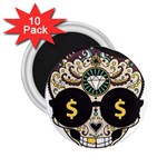 Big Money Head 2.25  Magnets (10 pack)  Front