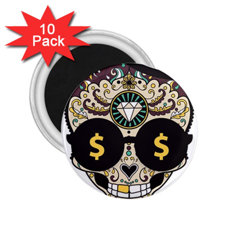 Big Money Head 2.25  Magnets (10 pack) 