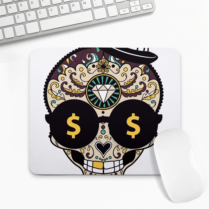 Big Money Head Large Mousepads