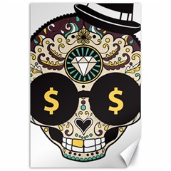 Big Money Head Canvas 24  X 36  by merchvalley