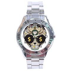 Big Money Head Stainless Steel Analogue Watch by merchvalley