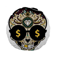 Big Money Head Standard 15  Premium Round Cushions