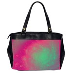 Effet Galaxy Rose/Vert Oversize Office Handbag (2 Sides) Back