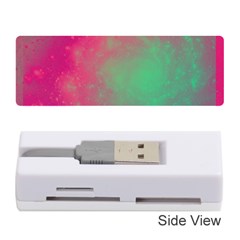 Effet Galaxy Rose/vert Memory Card Reader (stick) by kcreatif