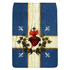 Quebec Flag Drapeau Québec Patriote Carillon Sacré-coeur Christian Catholic Old Vintage With Fleurs De Lys Removable Flap Cover (s) by Quebec