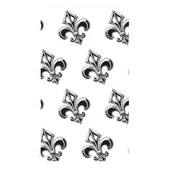 French France Fleur De Lys Metal Pattern Black And White Antique Vintage Memory Card Reader (rectangular) by Quebec