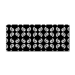 Abstrait Spirale Blanc/noir Hand Towel by kcreatif