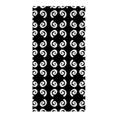 Abstrait Spirale Blanc/noir Shower Curtain 36  X 72  (stall) 