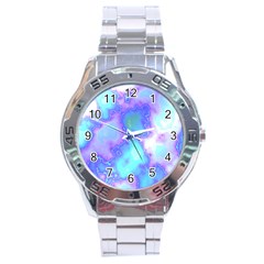 Dégradé Violet/bleu Stainless Steel Analogue Watch by kcreatif