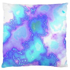 Dégradé Violet/bleu Large Cushion Case (two Sides) by kcreatif