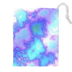 Dégradé Violet/bleu Drawstring Pouch (5xl)