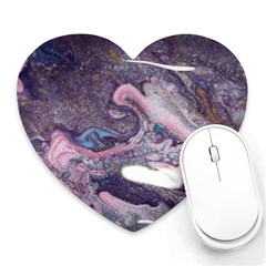 Acrylic Peinture Heart Mousepads