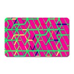 Abstrait Neon Rose Magnet (Rectangular) Front