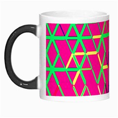 Abstrait Neon Rose Morph Mugs by kcreatif