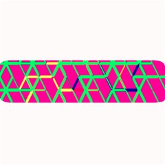 Abstrait Neon Rose Large Bar Mats