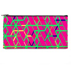 Abstrait Neon Rose Pencil Cases