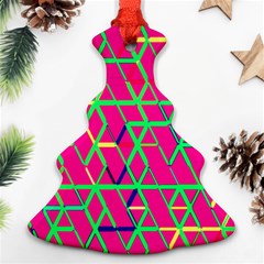 Abstrait Neon Rose Ornament (christmas Tree)  by kcreatif