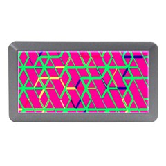 Abstrait Neon Rose Memory Card Reader (mini) by kcreatif