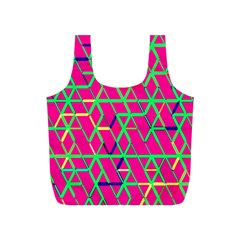 Abstrait Neon Rose Full Print Recycle Bag (S)