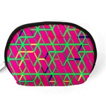 Abstrait Neon Rose Accessory Pouch (Medium) Back