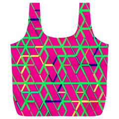 Abstrait Neon Rose Full Print Recycle Bag (xxxl)