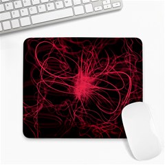 Lumière Rouge Large Mousepads by kcreatif