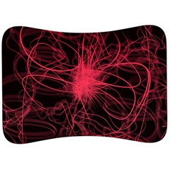 Lumière Rouge Velour Seat Head Rest Cushion by kcreatif