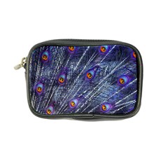 Peacock Feathers Color Plumage Blue Coin Purse by Sapixe