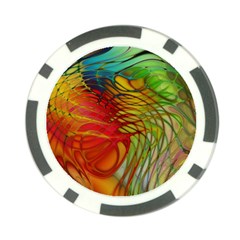 Texture Art Color Pattern Poker Chip Card Guard by Sapixe