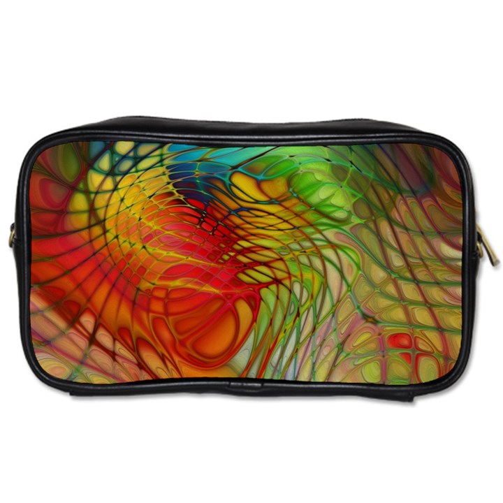 Texture Art Color Pattern Toiletries Bag (Two Sides)