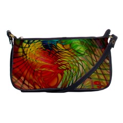 Texture Art Color Pattern Shoulder Clutch Bag