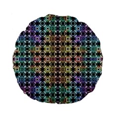 Abstrait Formes Colors Standard 15  Premium Flano Round Cushions by kcreatif