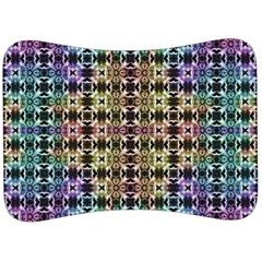 Abstrait Formes Colors Velour Seat Head Rest Cushion by kcreatif