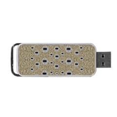 One Island Surrounded By Love And Wood Lace Portable Usb Flash (one Side)