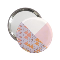 Abstrait Triangles Rose 2 25  Handbag Mirrors by kcreatif