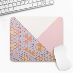 Abstrait Triangles Rose Large Mousepads by kcreatif