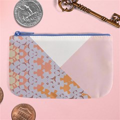 Abstrait Triangles Rose Large Coin Purse by kcreatif