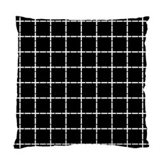 Pattern Carreaux Blanc/noir Standard Cushion Case (one Side) by kcreatif