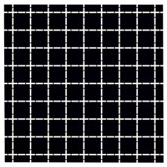 Pattern Carreaux Blanc/noir Wooden Puzzle Square