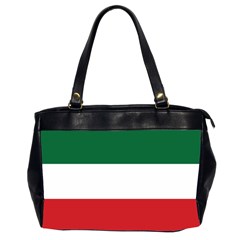 Flag Patriote Quebec Patriot Red Green White Modern French Canadian Separatism Black Background Oversize Office Handbag (2 Sides) by Quebec