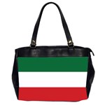 Flag Patriote Quebec Patriot red green white modern French Canadian Separatism black background Oversize Office Handbag (2 Sides) Front