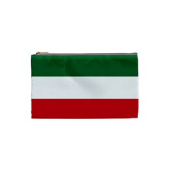 Flag Patriote Quebec Patriot Red Green White Modern French Canadian Separatism Black Background Cosmetic Bag (xs) by Quebec