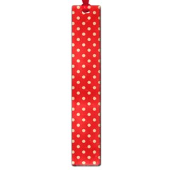 Pois Doré / Rouge Large Book Marks by kcreatif