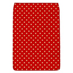 Pois Doré / Rouge Removable Flap Cover (l) by kcreatif