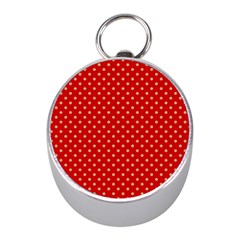 Pois Doré / Rouge Mini Silver Compasses by kcreatif