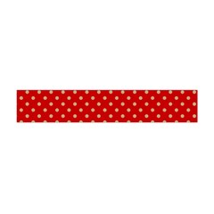 Pois Doré / Rouge Flano Scarf (mini) by kcreatif