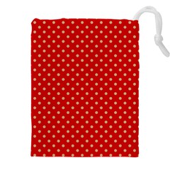 Pois Doré / Rouge Drawstring Pouch (4xl)