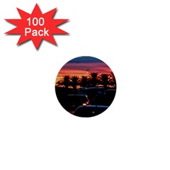 Urban Sunset Scene, Punta Del Este   Uruguay 1  Mini Buttons (100 Pack)  by dflcprintsclothing