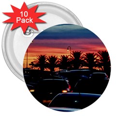 Urban Sunset Scene, Punta Del Este   Uruguay 3  Buttons (10 Pack)  by dflcprintsclothing