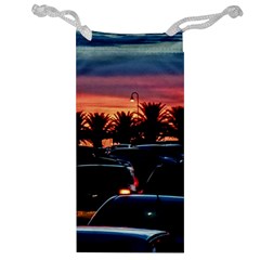 Urban Sunset Scene, Punta Del Este   Uruguay Jewelry Bag by dflcprintsclothing